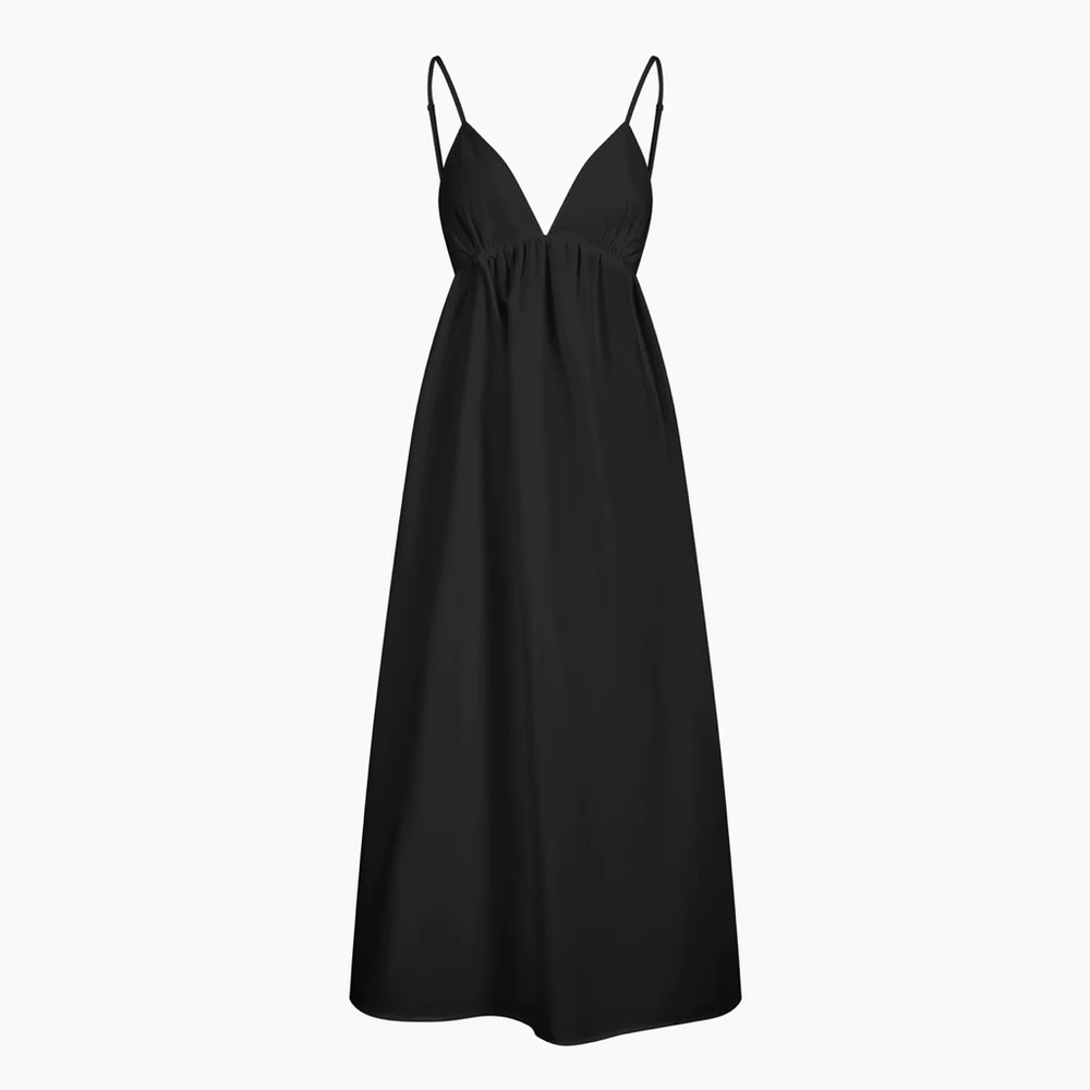 Commense Coastal Cowgirl Open Back Dress - Black - M (NWT)